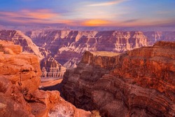 Sunset Matter Point Grand Canyon, Grand Canyon National Park South Rim Arizona, USA