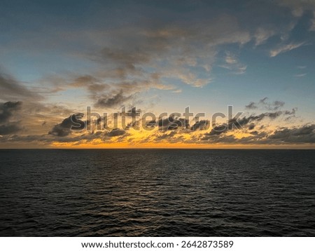 Sunset in the middle of nowhere 