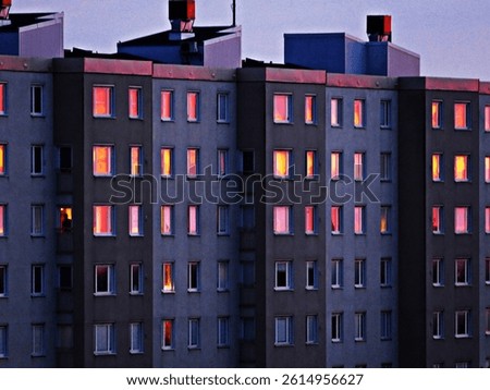 Sunset mirroing in the windows