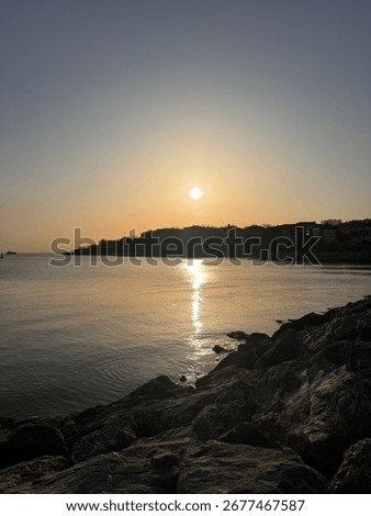 Sunset in Moda Asian side 