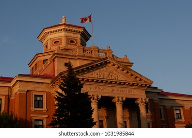 Sunset Mode Administration Building At University Of Manitoba