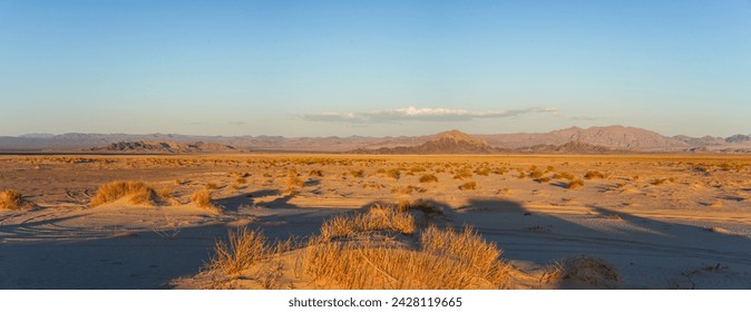 Sunset in the Mojave Desert.