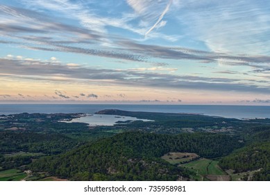 Sunset At Monte Toro (el Toro) Menorca, Spain