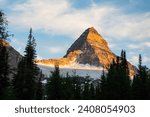 Sunset from Mount Assiniboine Provincial Park, British Columbia, Canada