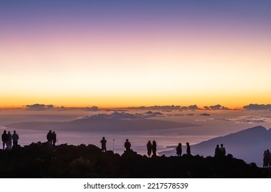 Sunset From Mount Haleakala, Maui