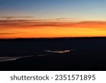 Sunset at Mount Magazine State Park overlooking Petit Jean River