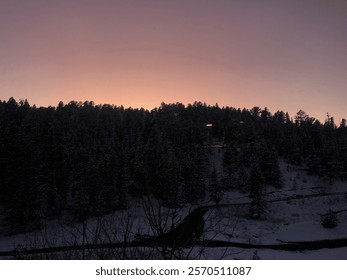 Sunset Mountain Hills Backyard