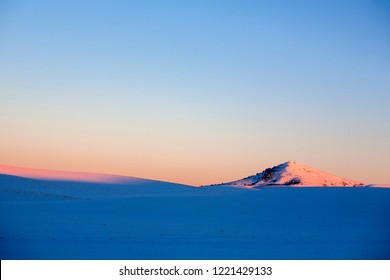 sunset in the mountains