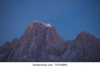 Sunset in the mountains