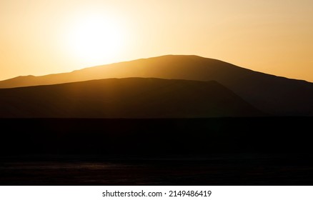Sunset in the mountains. Nice soft light