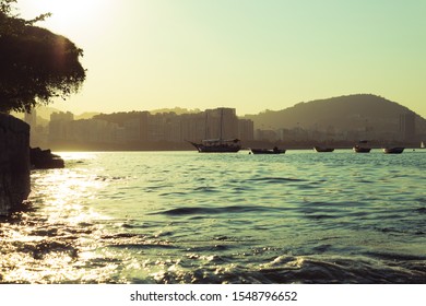 Sunset At Mureta Da Urca