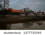 Sunset at the museum