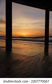 Sunset In Myrtle Beach By The Pier 