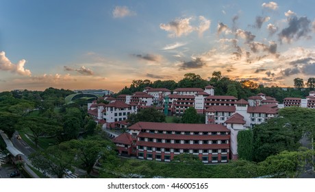 Sunset At Nanyang Technological University