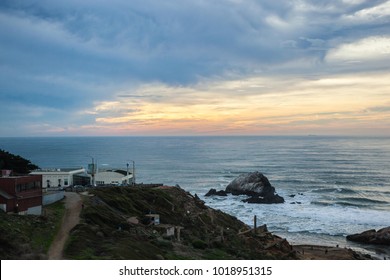 Sunset Near San Francisco Sutro Baths