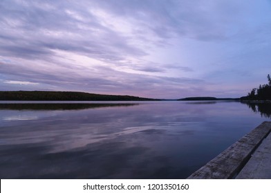 Sunset In Northern Alberta