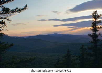 Sunset In The Northern Maine Mountains