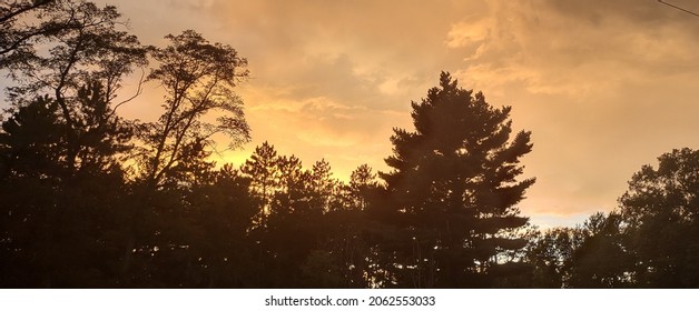 Sunset In Northwest Indiana In The Summer