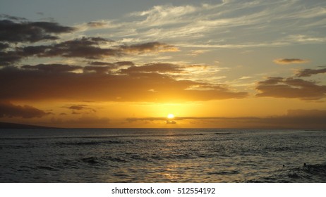 Sunset in the Ocean
