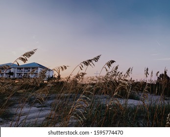 Sunset From Ocean Isle Beach, NC.