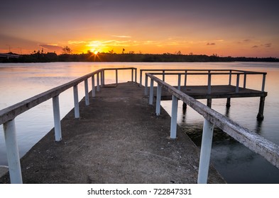 sunset at old jetty