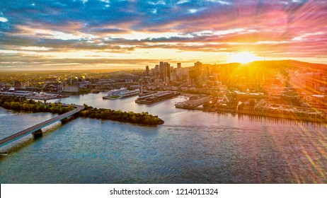 Sunset Old Port Montreal