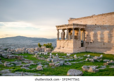 Sunset On The Acropolis Of Athens