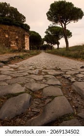 Sunset On Ancient Roman Road
Of Appian Way