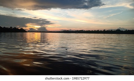 Sunset On Barito River Kalimantan