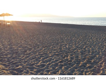 Sunset on the beach