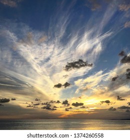 Sunset on the beach