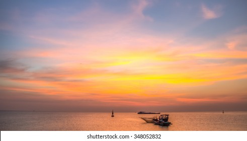 Sunset on the beach 
 - Powered by Shutterstock