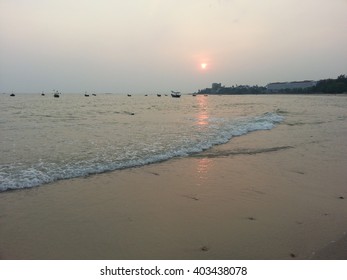 Sunset on the beach