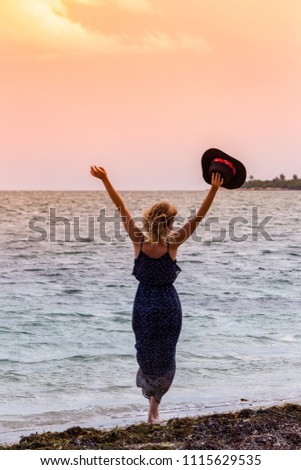 Sunset on the beach