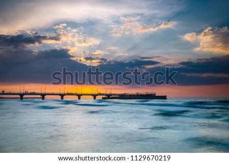 Similar – Image, Stock Photo Long time exposure of one hand on keyboard