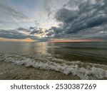 Sunset on the beach of Marco Island Florida.