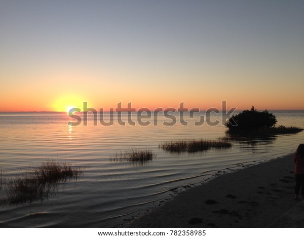 Sunset On Beach New Port Richey Stock Photo (Edit Now) 782358985