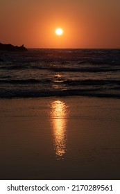 Sunset On A Beach In Portugal.
Blue Hour