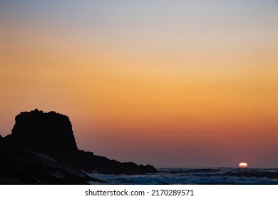 Sunset On A Beach In Portugal.
Blue Hour