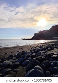 The Sunset On The Beach Of Praia Formosa