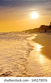 Sunset On The Beaches Of South Walton Beach, Destin, Florida