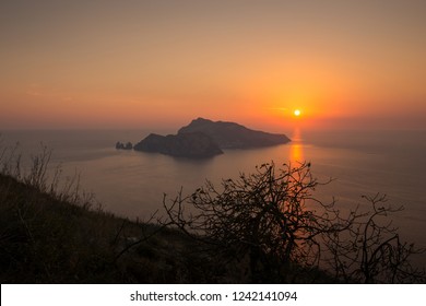 Sunset On Capri Island, Italy