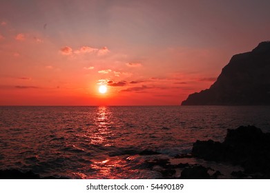 Sunset On Capri Island, Italy