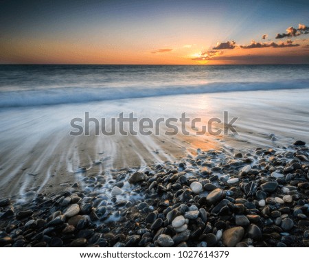 Sunset on the Caribbean, Jamaica Landscape