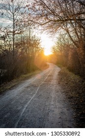 Sunset On The Clinton River Trail