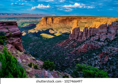 Sunset On Colorado National Monument