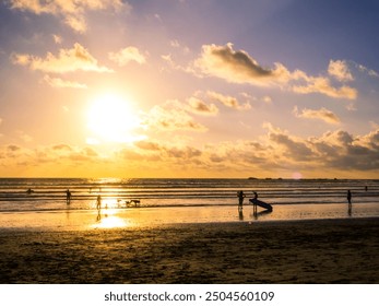 Sunset on Guiones Beach, Guanacaste, Costa Rica - Powered by Shutterstock - Get 15% off with code: PIKWIZARD15
