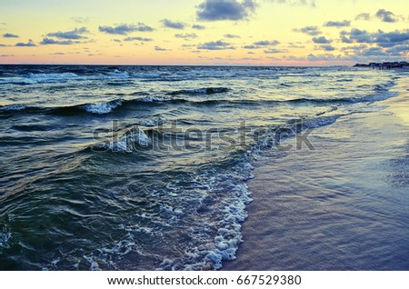 Sunset on the Gulf of Mexico Stock photo © 