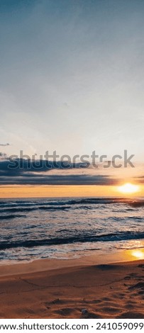sunset on the indrayanti beach