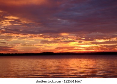 Sunset On Kentucky Lake